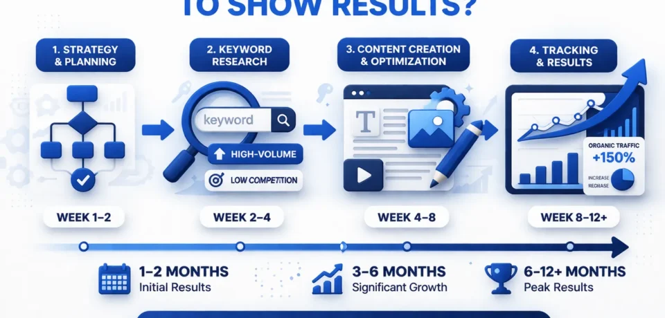 How long does SEO take to show results?