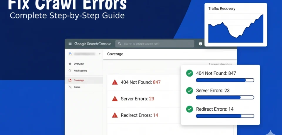 Fix crawl errors in Google Search Console