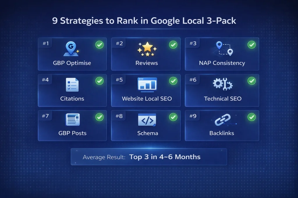 How to Rank in Google Local 3-Pack — 9 Proven Strategies
