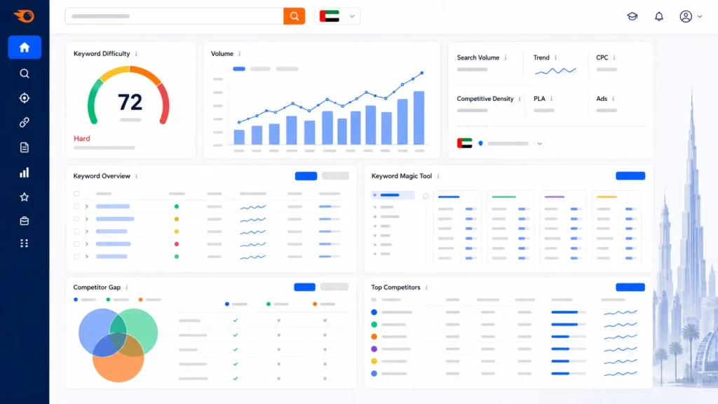 How to Use SEMrush for Keyword Research in the Dubai Market