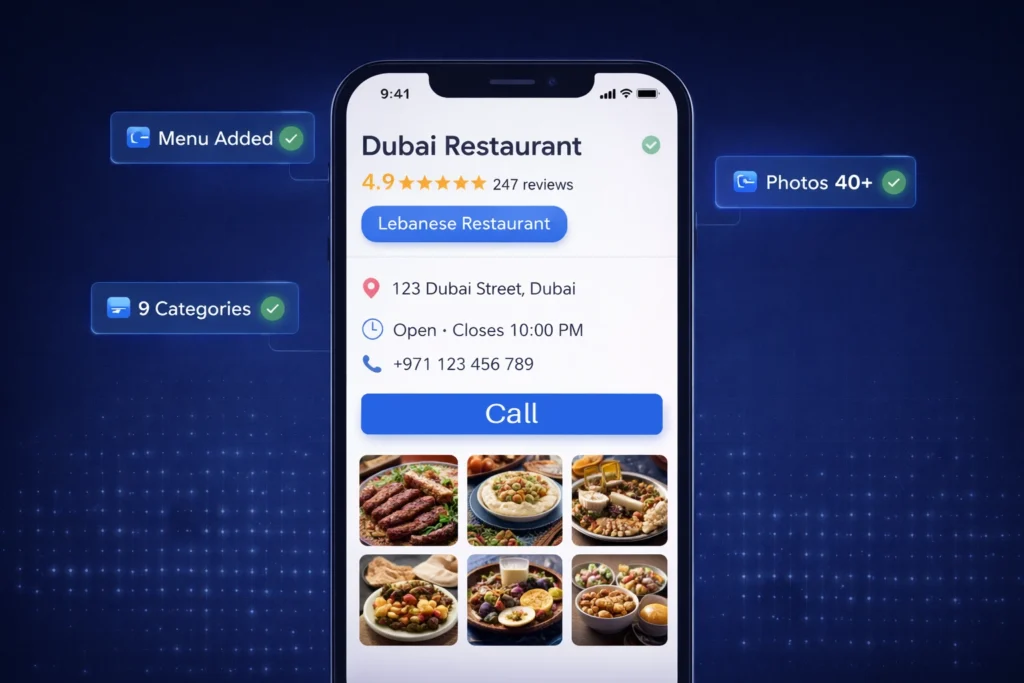Strategy 1: Fully Optimise Your Google Business Profile for Restaurant Search