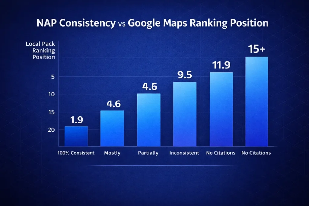 The Impact on Different Local Ranking Factors